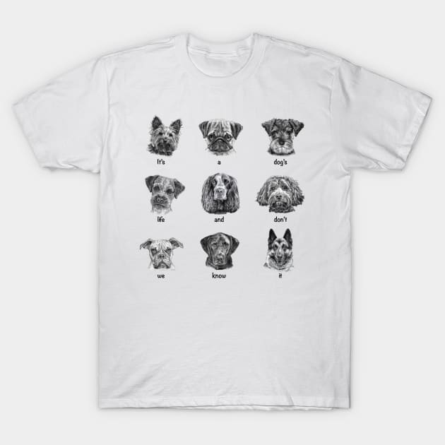 Its a dogs top life t shirts